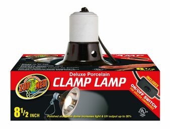 Deluxe Porcelain Clamp Lamp