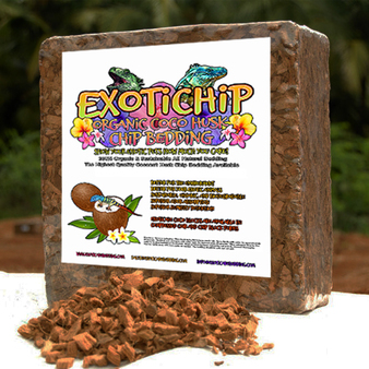 Exotichip Organic Coco Husk Chip Bedding